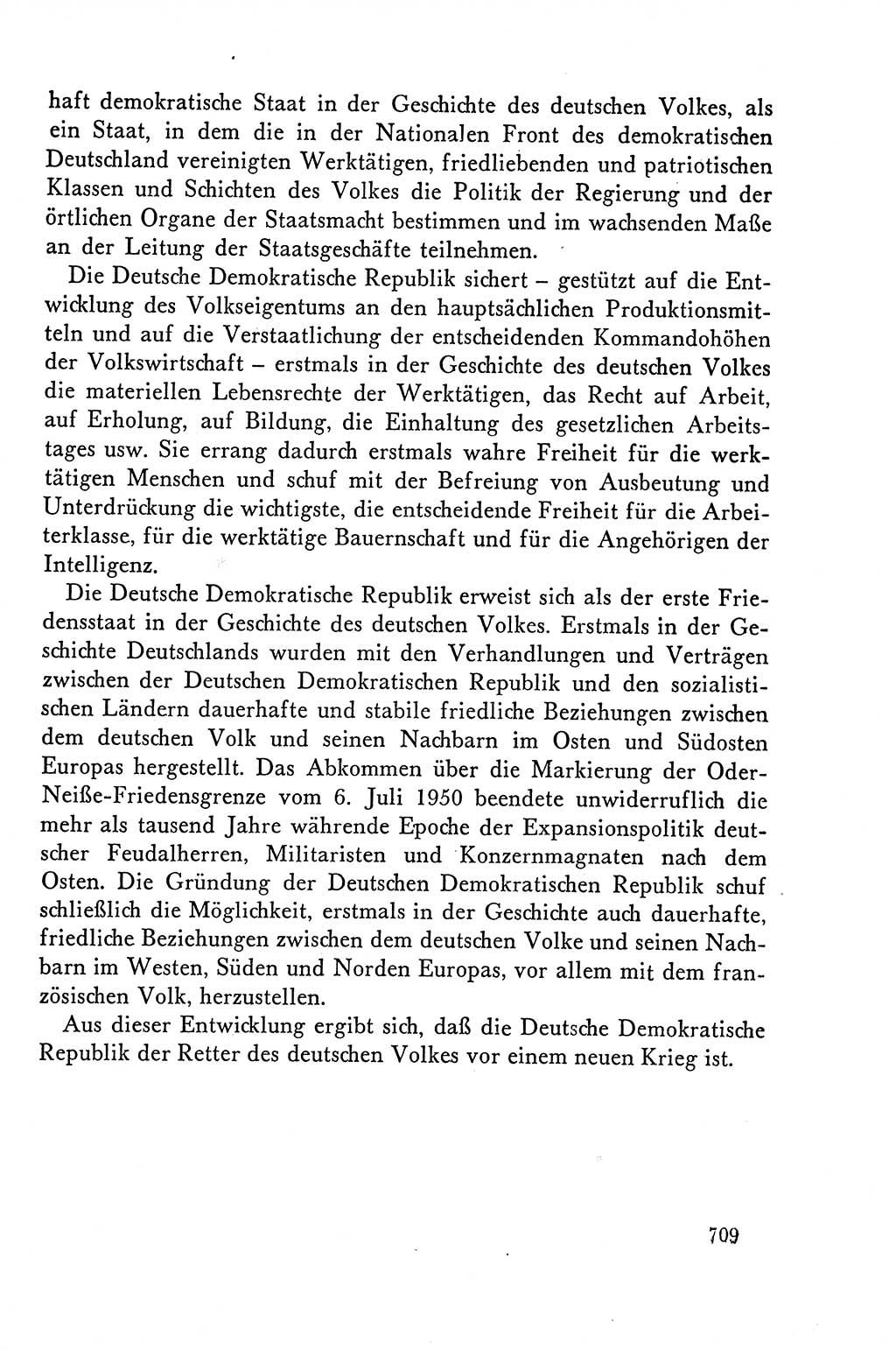 Dokumente der Sozialistischen Einheitspartei Deutschlands (SED) [Deutsche Demokratische Republik (DDR)] 1958-1959, Seite 709 (Dok. SED DDR 1958-1959, S. 709)