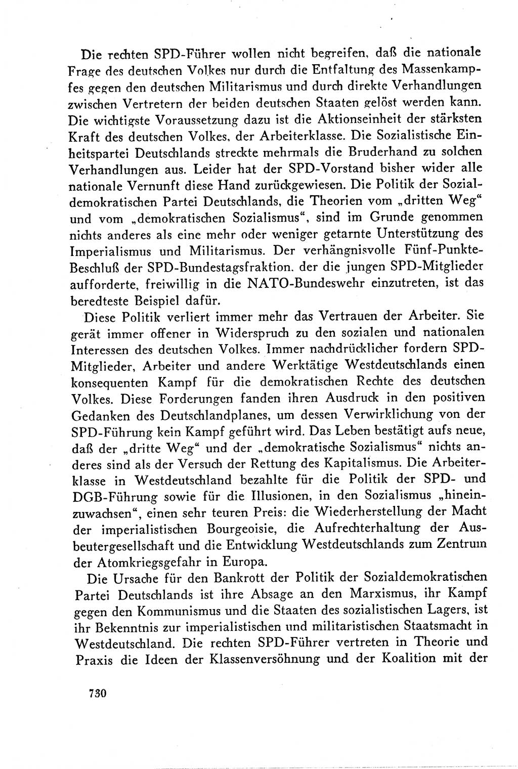 Dokumente der Sozialistischen Einheitspartei Deutschlands (SED) [Deutsche Demokratische Republik (DDR)] 1958-1959, Seite 730 (Dok. SED DDR 1958-1959, S. 730)