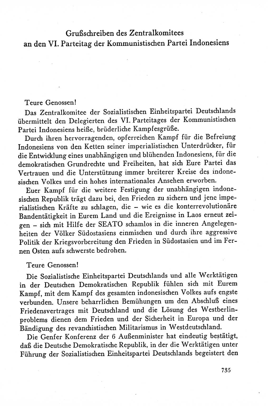 Dokumente der Sozialistischen Einheitspartei Deutschlands (SED) [Deutsche Demokratische Republik (DDR)] 1958-1959, Seite 735 (Dok. SED DDR 1958-1959, S. 735)