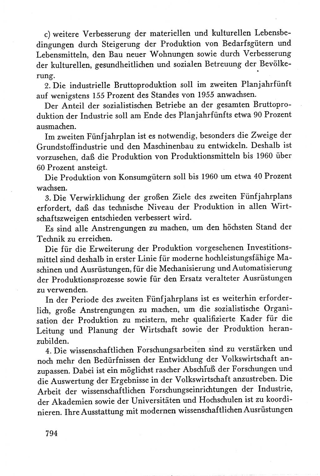 Dokumente der Sozialistischen Einheitspartei Deutschlands (SED) [Deutsche Demokratische Republik (DDR)] 1958-1959, Seite 794 (Dok. SED DDR 1958-1959, S. 794)