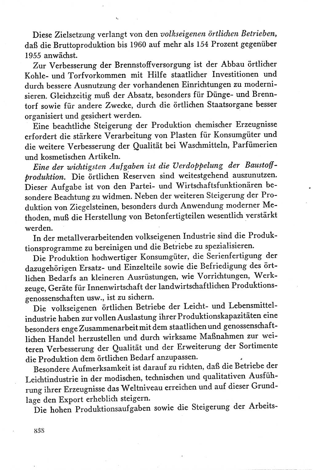 Dokumente der Sozialistischen Einheitspartei Deutschlands (SED) [Deutsche Demokratische Republik (DDR)] 1958-1959, Seite 838 (Dok. SED DDR 1958-1959, S. 838)