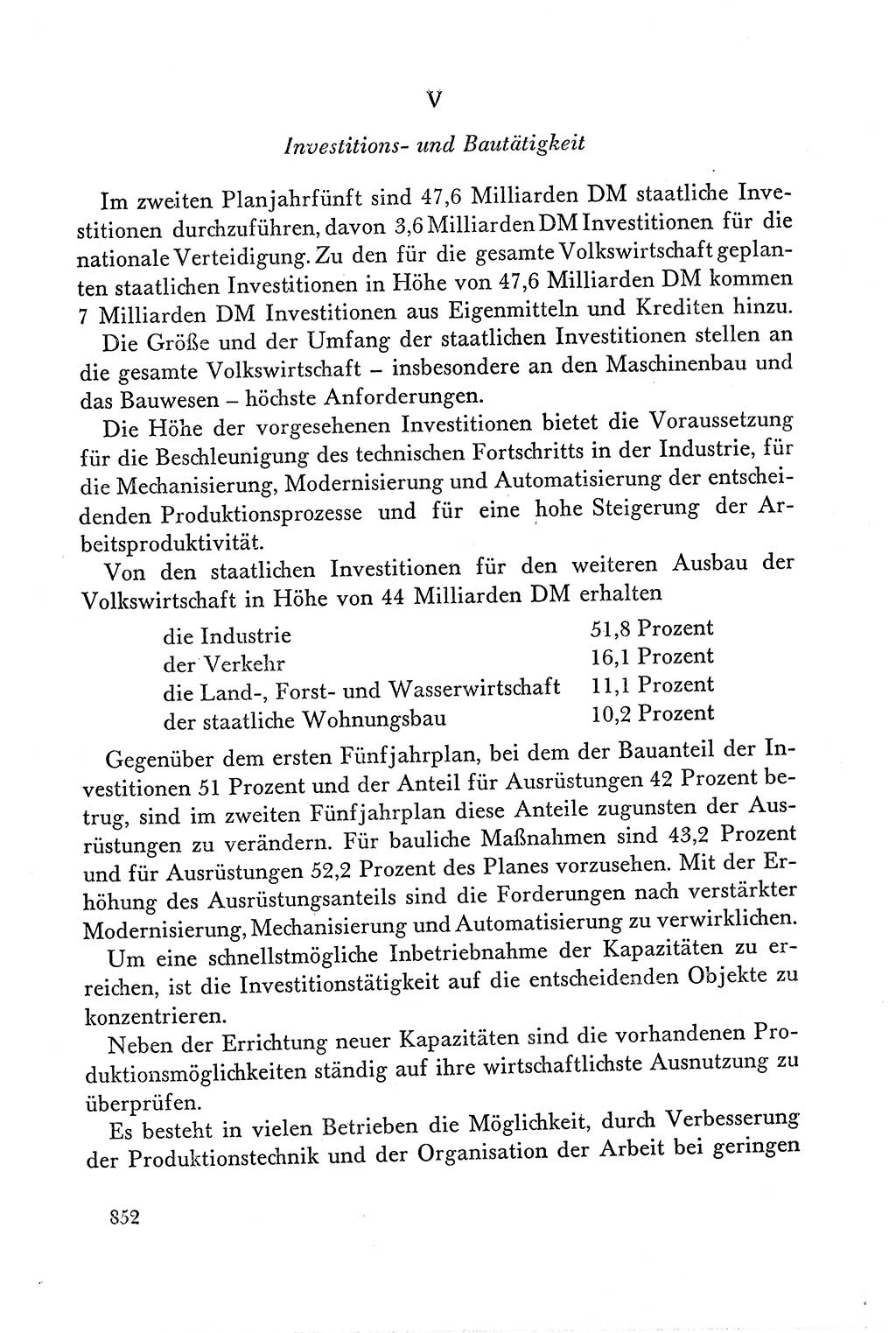 Dokumente der Sozialistischen Einheitspartei Deutschlands (SED) [Deutsche Demokratische Republik (DDR)] 1958-1959, Seite 852 (Dok. SED DDR 1958-1959, S. 852)