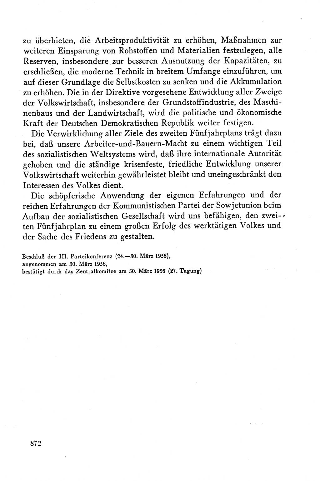 Dokumente der Sozialistischen Einheitspartei Deutschlands (SED) [Deutsche Demokratische Republik (DDR)] 1958-1959, Seite 872 (Dok. SED DDR 1958-1959, S. 872)