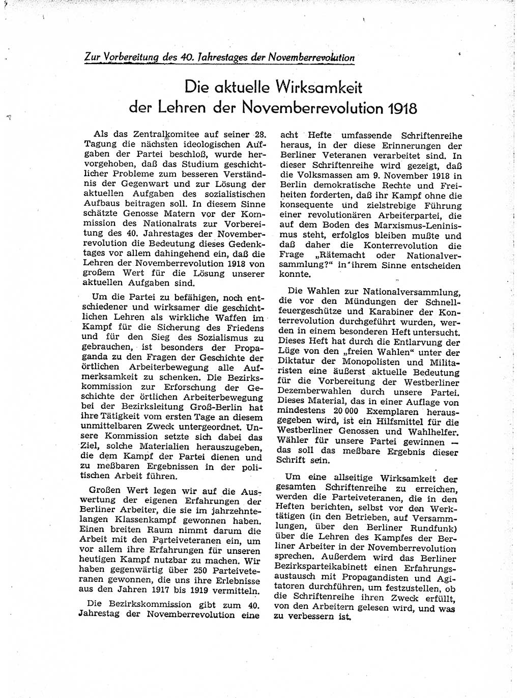 Neuer Weg (NW), Organ des Zentralkomitees (ZK) der SED (Sozialistische Einheitspartei Deutschlands) für Fragen des Parteiaufbaus und des Parteilebens, [Deutsche Demokratische Republik (DDR)] 13. Jahrgang 1958, Seite 1197 (NW ZK SED DDR 1958, S. 1197)