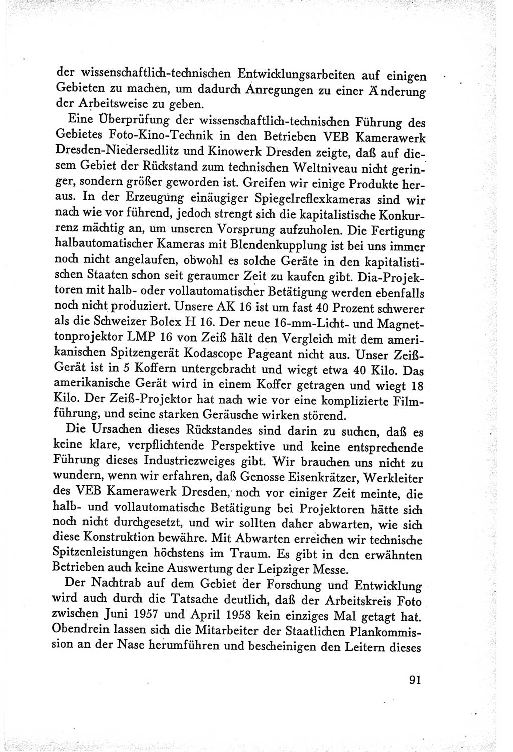 Protokoll der Verhandlungen des Ⅴ. Parteitages der Sozialistischen Einheitspartei Deutschlands (SED) [Deutsche Demokratische Republik (DDR)] 1958, Seite 91