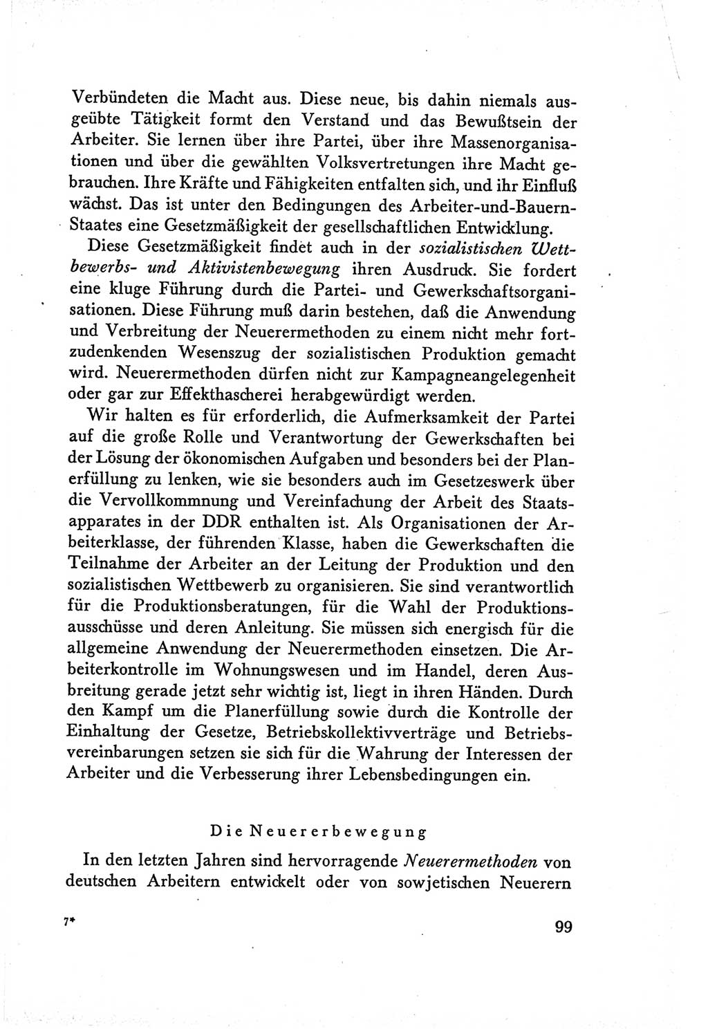 Protokoll der Verhandlungen des Ⅴ. Parteitages der Sozialistischen Einheitspartei Deutschlands (SED) [Deutsche Demokratische Republik (DDR)] 1958, Seite 99