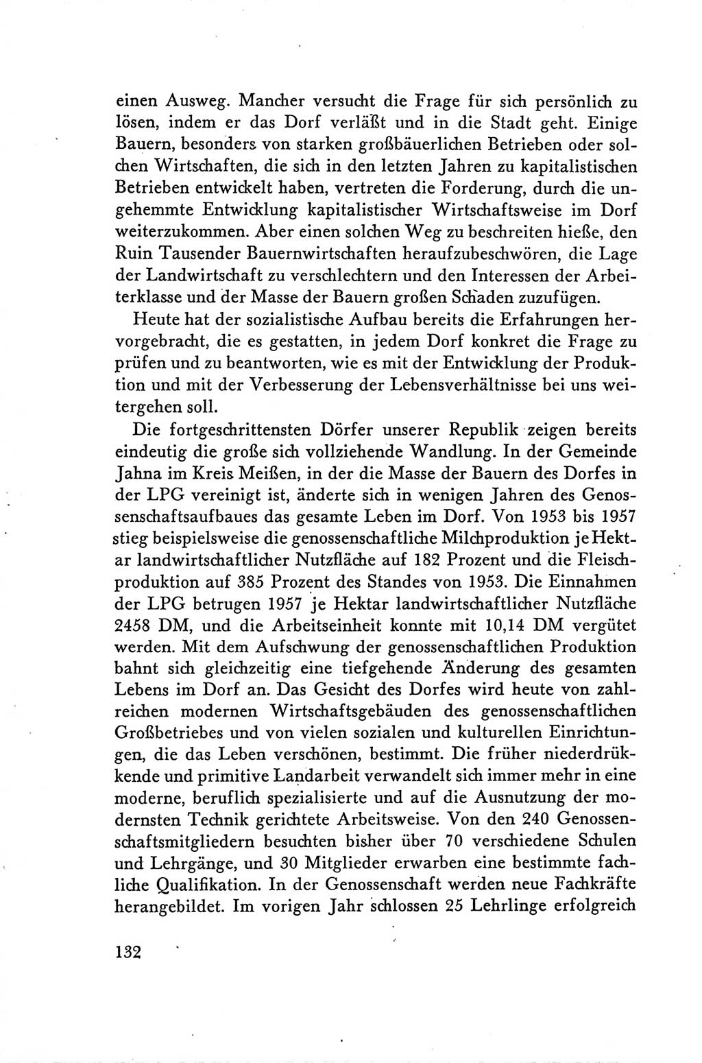 Protokoll der Verhandlungen des Ⅴ. Parteitages der Sozialistischen Einheitspartei Deutschlands (SED) [Deutsche Demokratische Republik (DDR)] 1958, Seite 132