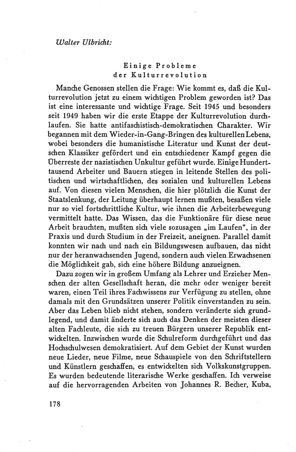 Protokoll der Verhandlungen des Ⅴ. Parteitages der Sozialistischen Einheitspartei Deutschlands (SED) [Deutsche Demokratische Republik (DDR)] 1958, Seite 178