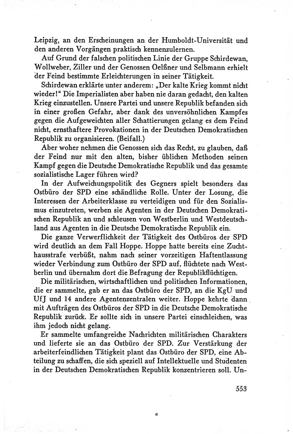 Protokoll der Verhandlungen des Ⅴ. Parteitages der Sozialistischen Einheitspartei Deutschlands (SED) [Deutsche Demokratische Republik (DDR)] 1958, Seite 553