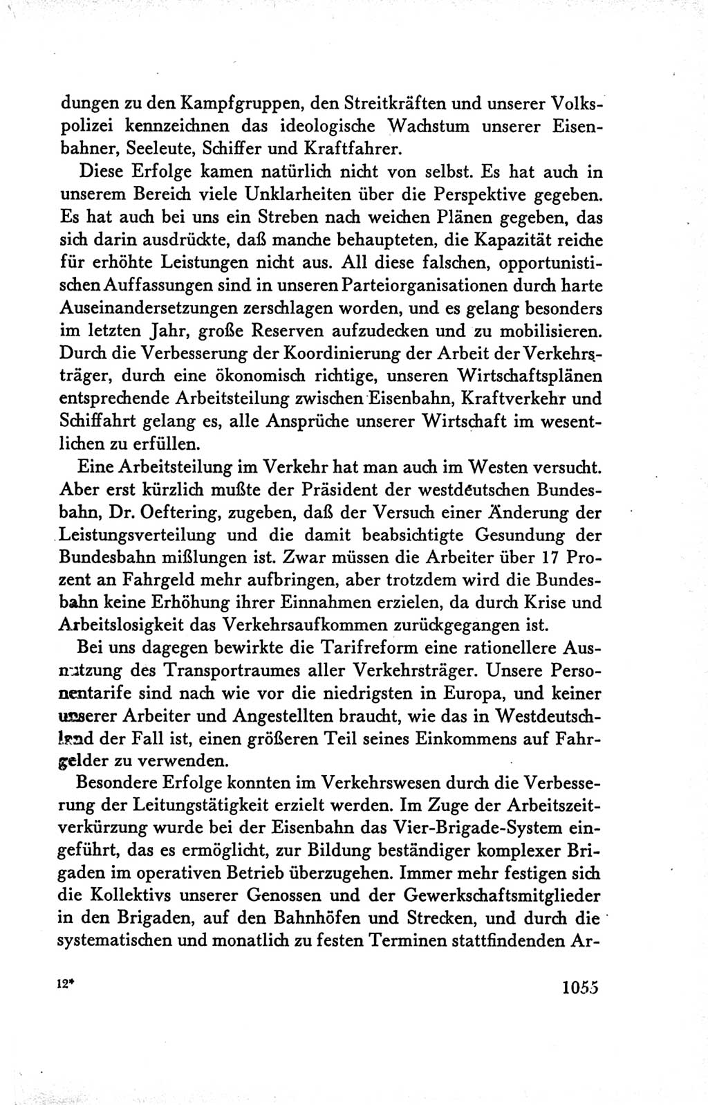 Protokoll der Verhandlungen des Ⅴ. Parteitages der Sozialistischen Einheitspartei Deutschlands (SED) [Deutsche Demokratische Republik (DDR)] 1958, Seite 1055