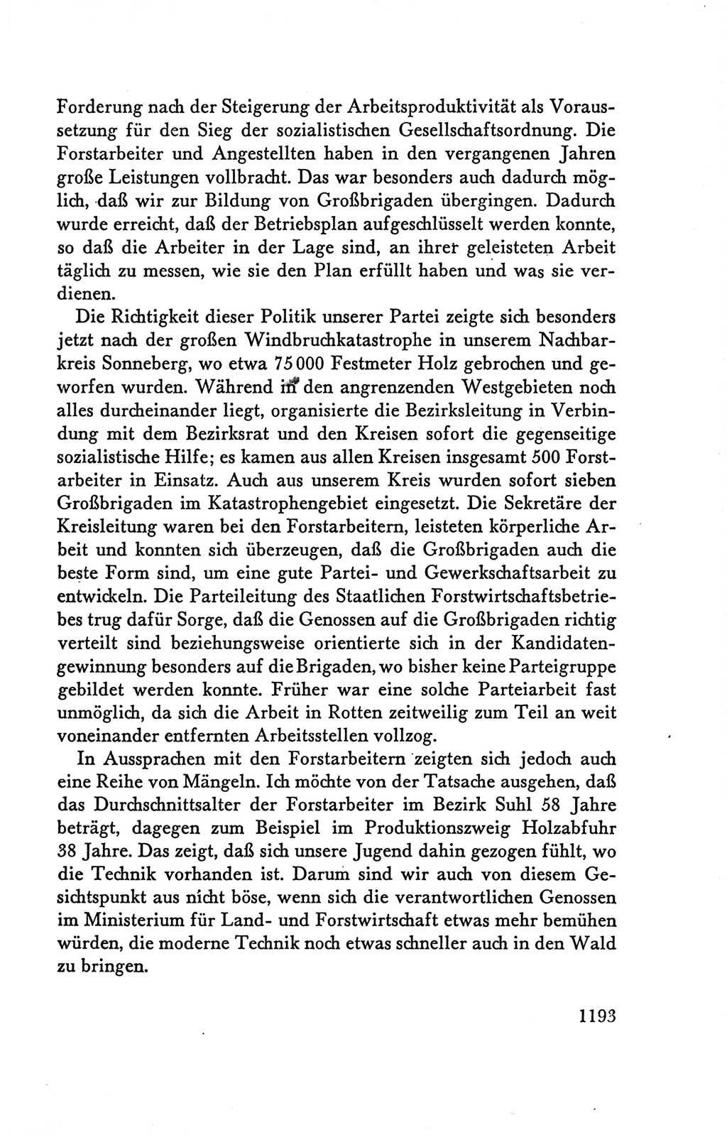 Protokoll der Verhandlungen des Ⅴ. Parteitages der Sozialistischen Einheitspartei Deutschlands (SED) [Deutsche Demokratische Republik (DDR)] 1958, Seite 1193