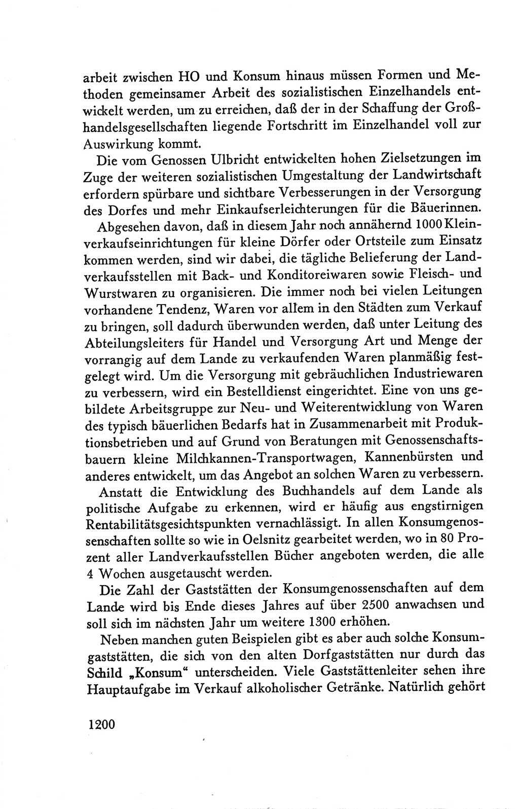 Protokoll der Verhandlungen des Ⅴ. Parteitages der Sozialistischen Einheitspartei Deutschlands (SED) [Deutsche Demokratische Republik (DDR)] 1958, Seite 1200
