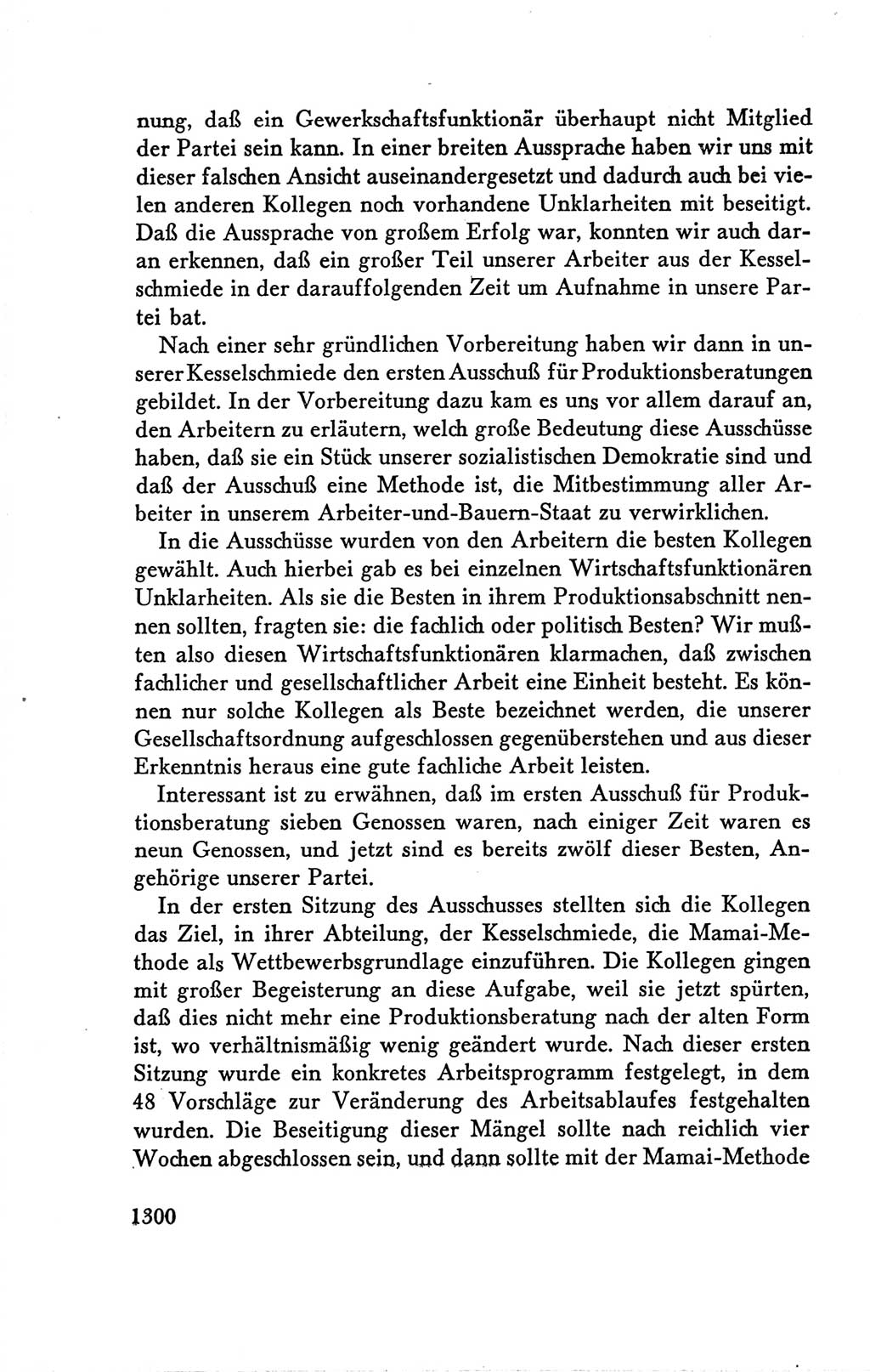 Protokoll der Verhandlungen des Ⅴ. Parteitages der Sozialistischen Einheitspartei Deutschlands (SED) [Deutsche Demokratische Republik (DDR)] 1958, Seite 1300