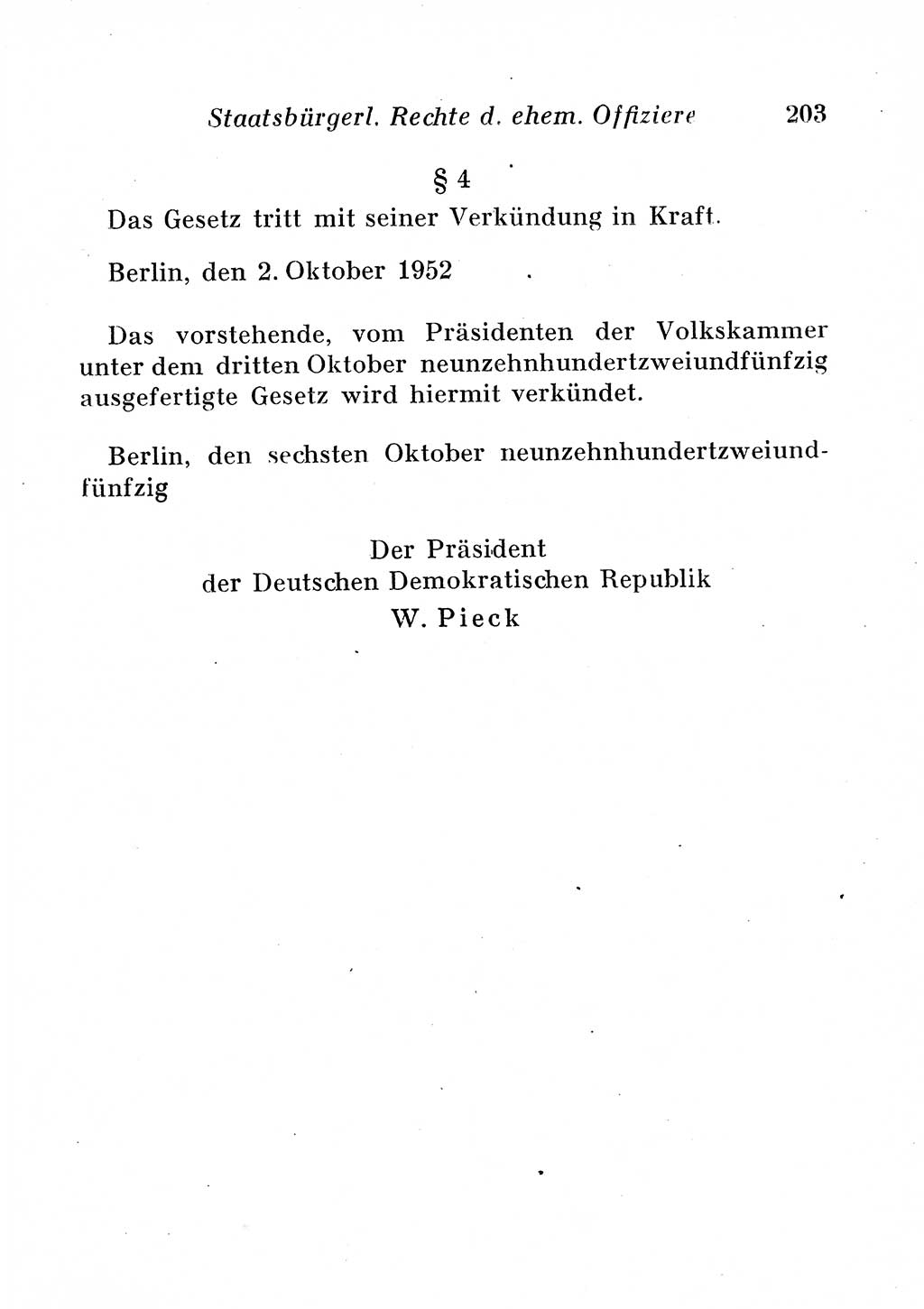 Staats- und verwaltungsrechtliche Gesetze der Deutschen Demokratischen Republik (DDR) 1958, Seite 203 (StVerwR Ges. DDR 1958, S. 203)