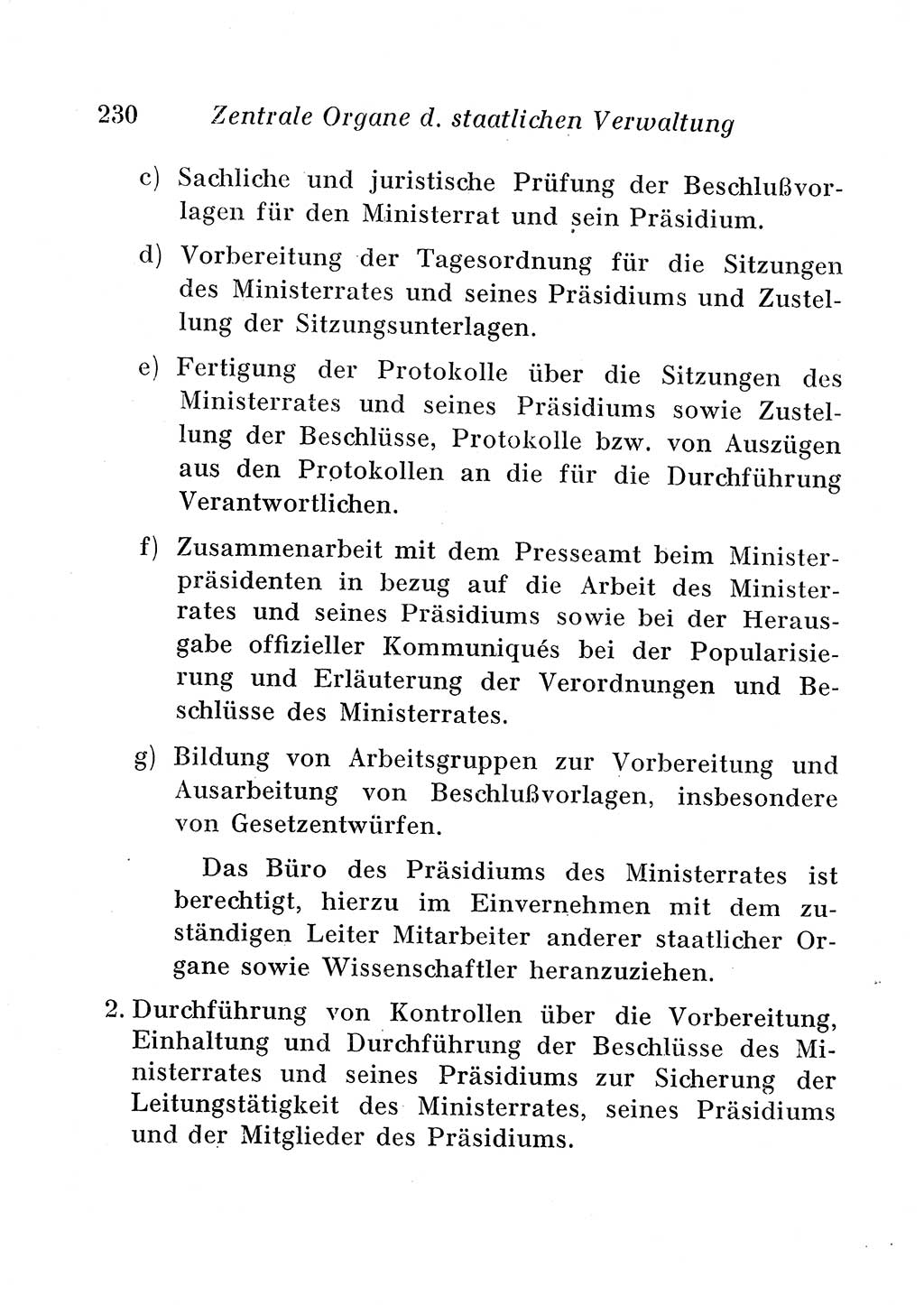 Staats- und verwaltungsrechtliche Gesetze der Deutschen Demokratischen Republik (DDR) 1958, Seite 230 (StVerwR Ges. DDR 1958, S. 230)