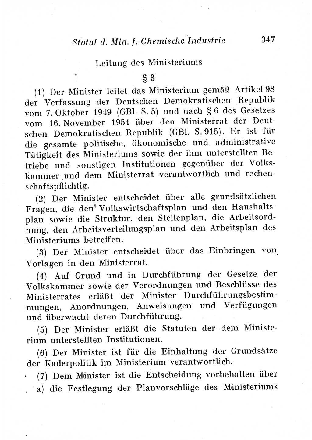 Staats- und verwaltungsrechtliche Gesetze der Deutschen Demokratischen Republik (DDR) 1958, Seite 347 (StVerwR Ges. DDR 1958, S. 347)