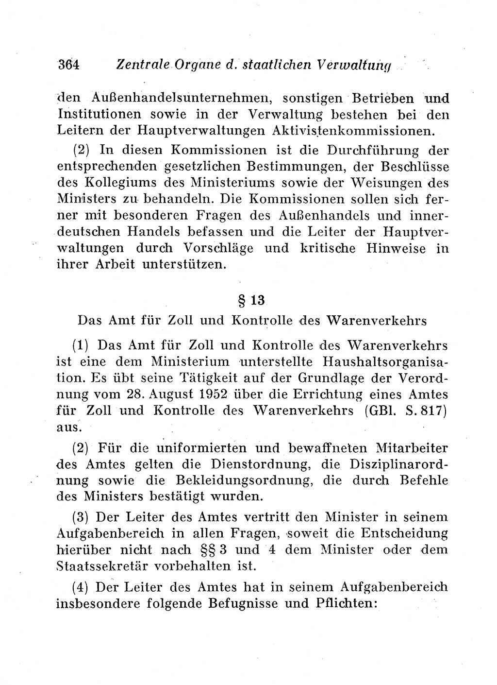 Staats- und verwaltungsrechtliche Gesetze der Deutschen Demokratischen Republik (DDR) 1958, Seite 364 (StVerwR Ges. DDR 1958, S. 364)