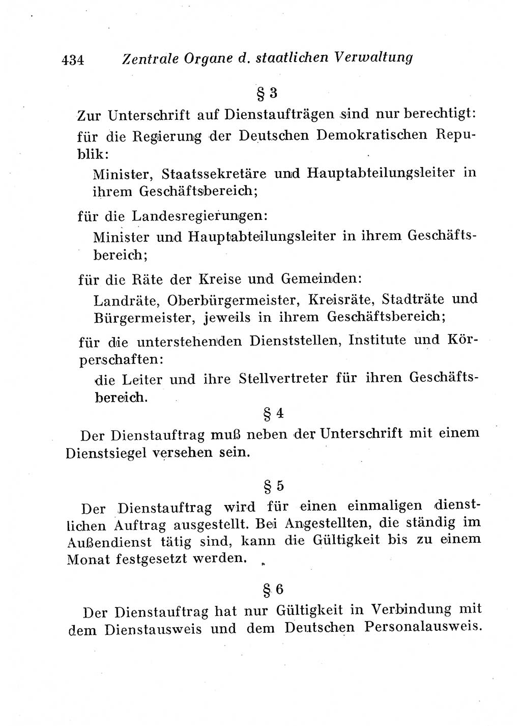 Staats- und verwaltungsrechtliche Gesetze der Deutschen Demokratischen Republik (DDR) 1958, Seite 434 (StVerwR Ges. DDR 1958, S. 434)