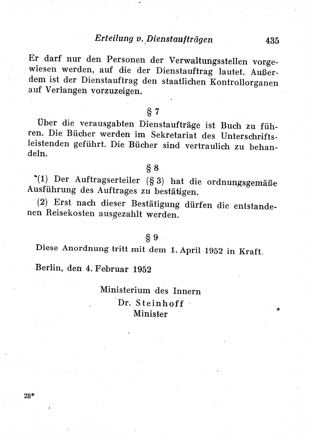 Staats- und verwaltungsrechtliche Gesetze der Deutschen Demokratischen Republik (DDR) 1958, Seite 435 (StVerwR Ges. DDR 1958, S. 435)