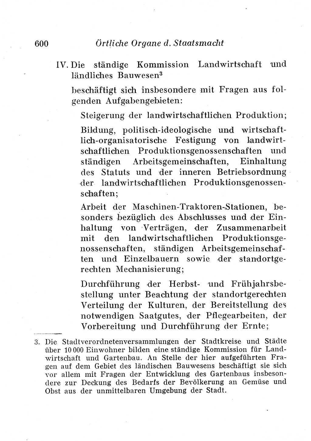 Staats- und verwaltungsrechtliche Gesetze der Deutschen Demokratischen Republik (DDR) 1958, Seite 600 (StVerwR Ges. DDR 1958, S. 600)