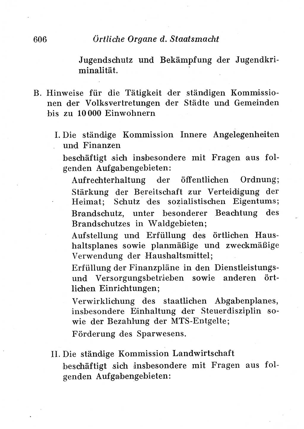 Staats- und verwaltungsrechtliche Gesetze der Deutschen Demokratischen Republik (DDR) 1958, Seite 606 (StVerwR Ges. DDR 1958, S. 606)
