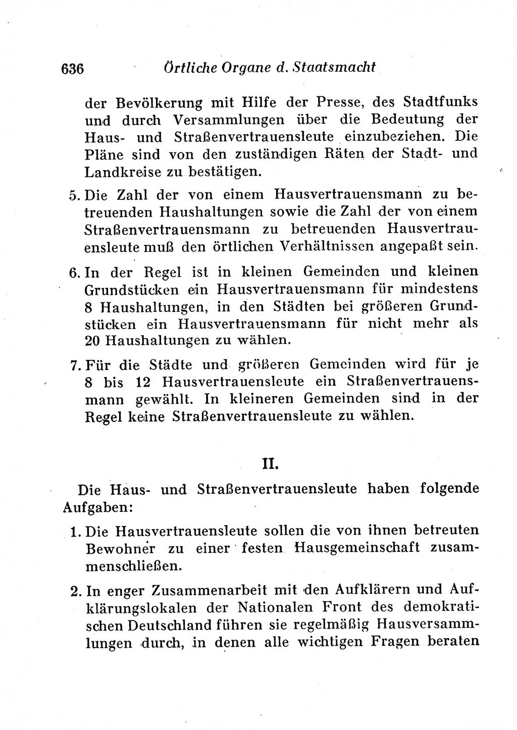 Staats- und verwaltungsrechtliche Gesetze der Deutschen Demokratischen Republik (DDR) 1958, Seite 636 (StVerwR Ges. DDR 1958, S. 636)