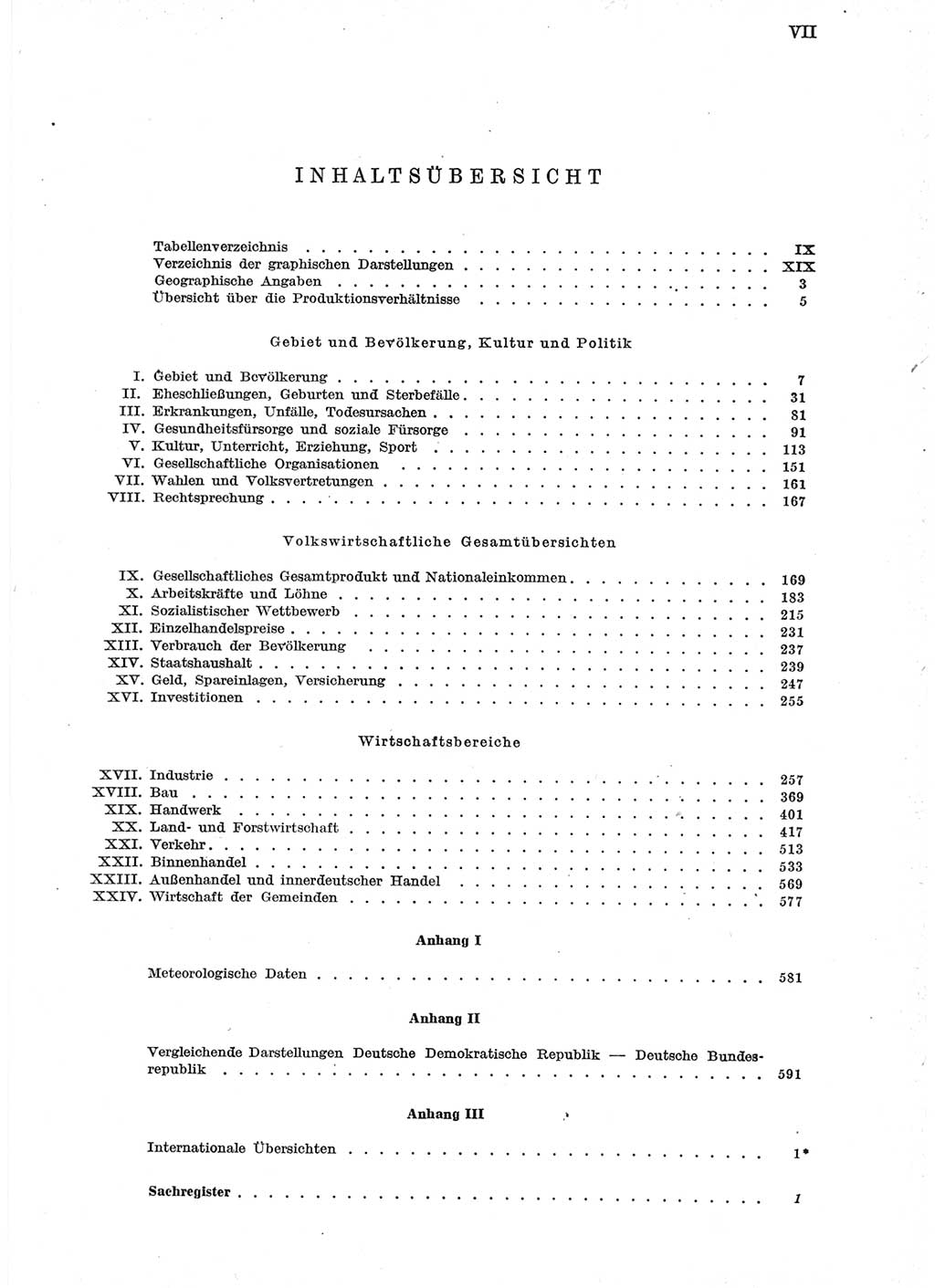 Statistisches Jahrbuch der Deutschen Demokratischen Republik (DDR) 1958, Seite 7 (Stat. Jb. DDR 1958, S. 7)