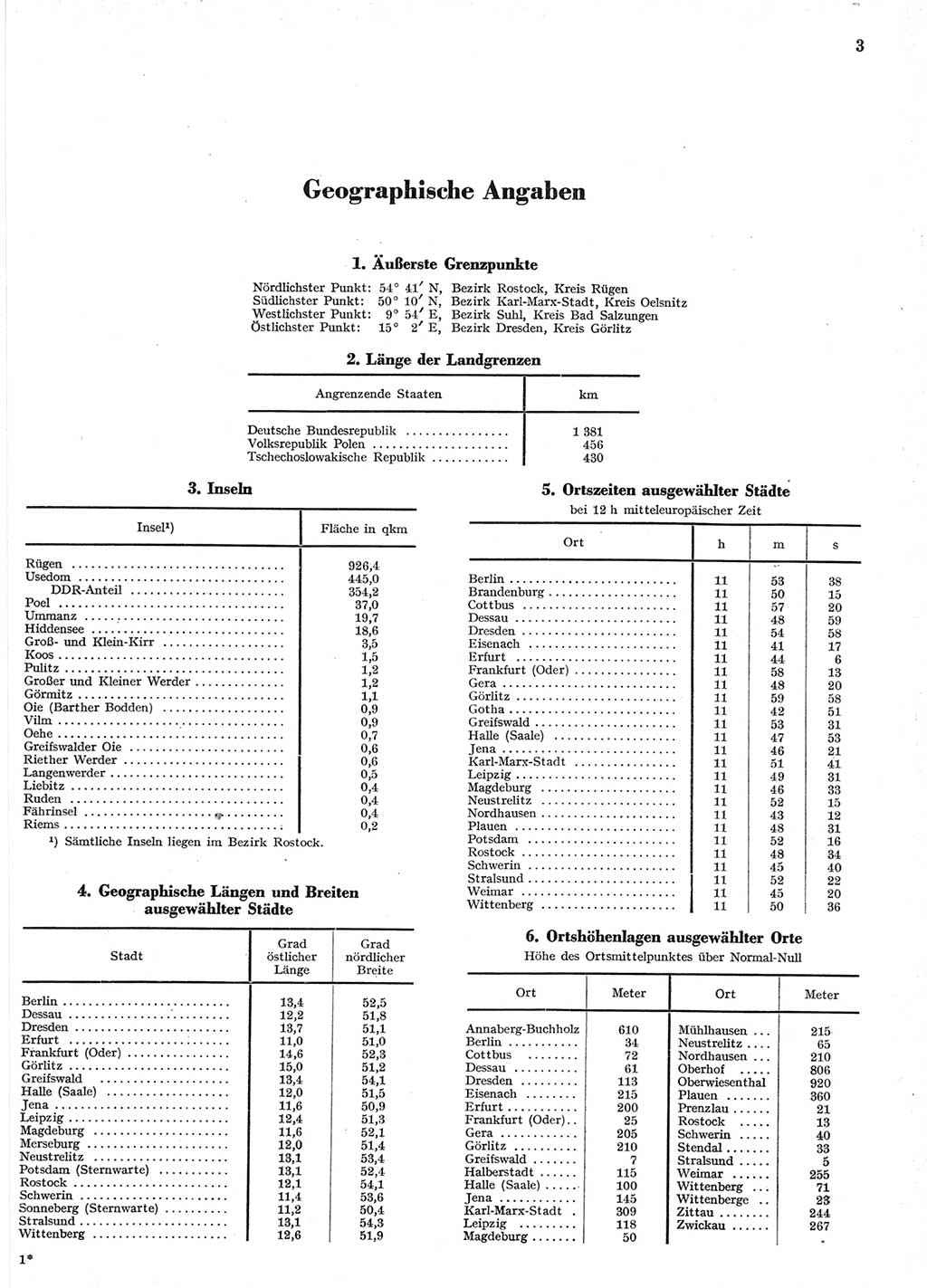Statistisches Jahrbuch der Deutschen Demokratischen Republik (DDR) 1958, Seite 3 (Stat. Jb. DDR 1958, S. 3)