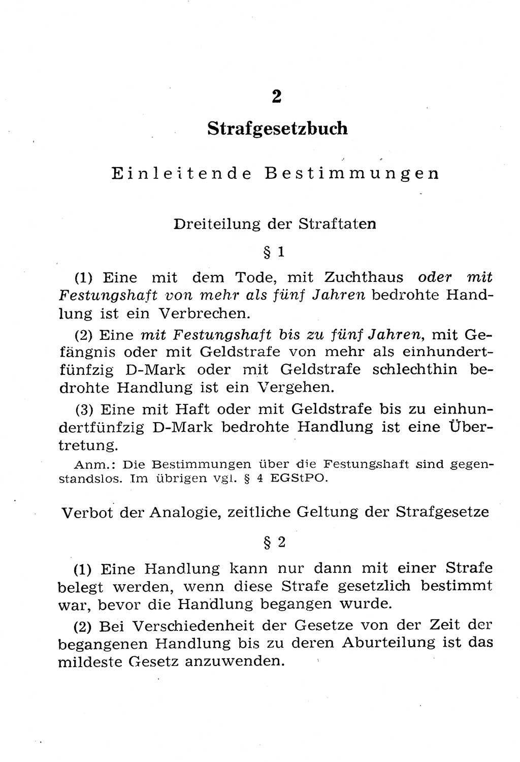 Strafgesetzbuch (StGB) und andere Strafgesetze [Deutsche Demokratische Republik (DDR)] 1958, Seite 22 (StGB Strafges. DDR 1958, S. 22)
