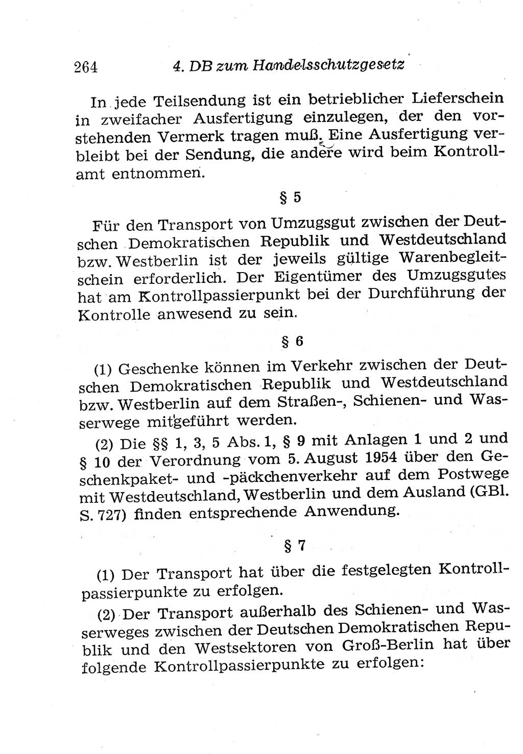 Strafgesetzbuch (StGB) und andere Strafgesetze [Deutsche Demokratische Republik (DDR)] 1958, Seite 264 (StGB Strafges. DDR 1958, S. 264)