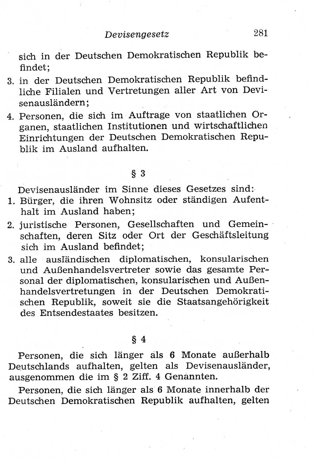 Strafgesetzbuch (StGB) und andere Strafgesetze [Deutsche Demokratische Republik (DDR)] 1958, Seite 281 (StGB Strafges. DDR 1958, S. 281)