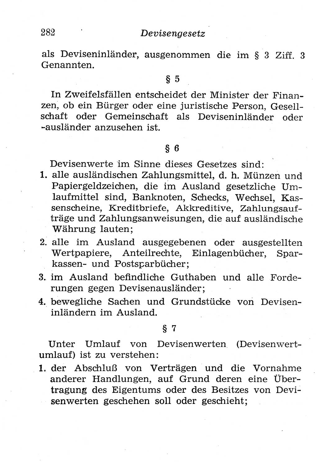 Strafgesetzbuch (StGB) und andere Strafgesetze [Deutsche Demokratische Republik (DDR)] 1958, Seite 282 (StGB Strafges. DDR 1958, S. 282)