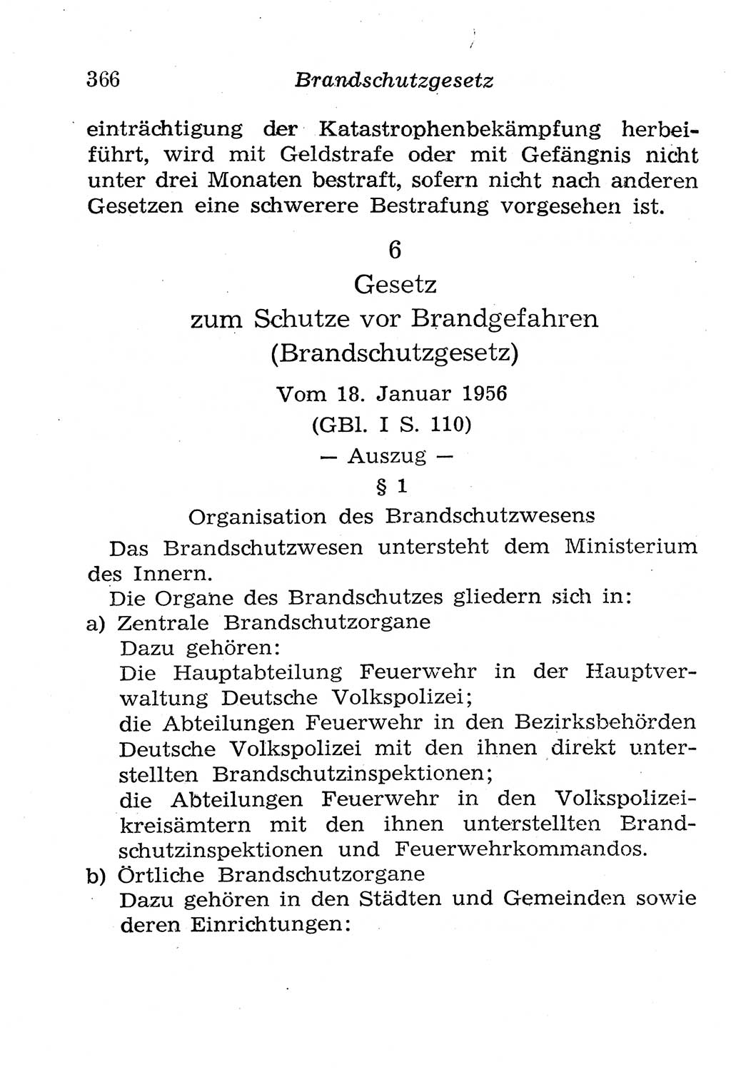 Strafgesetzbuch (StGB) und andere Strafgesetze [Deutsche Demokratische Republik (DDR)] 1958, Seite 366 (StGB Strafges. DDR 1958, S. 366)