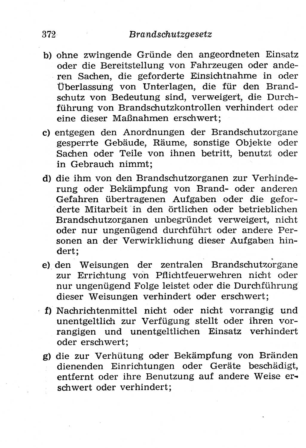 Strafgesetzbuch (StGB) und andere Strafgesetze [Deutsche Demokratische Republik (DDR)] 1958, Seite 372 (StGB Strafges. DDR 1958, S. 372)