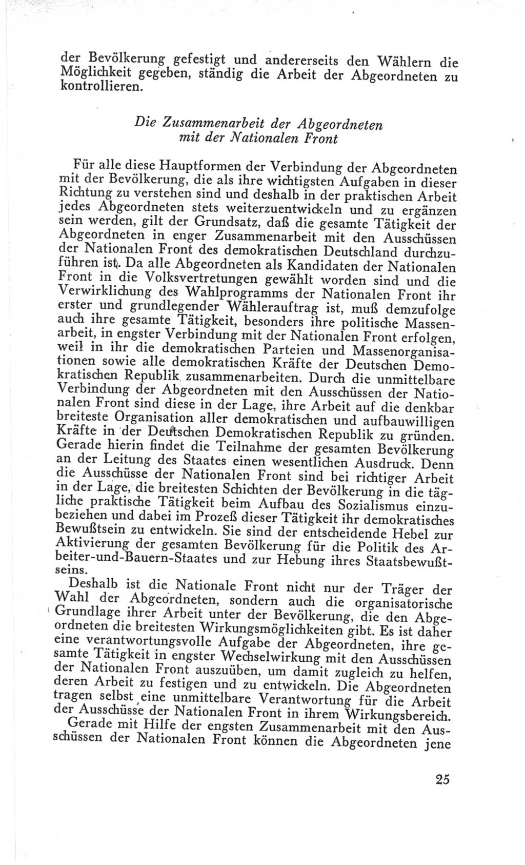 Handbuch der Volkskammer (VK) der Deutschen Demokratischen Republik (DDR), 3. Wahlperiode 1958-1963, Seite 25 (Hdb. VK. DDR 3. WP. 1958-1963, S. 25)