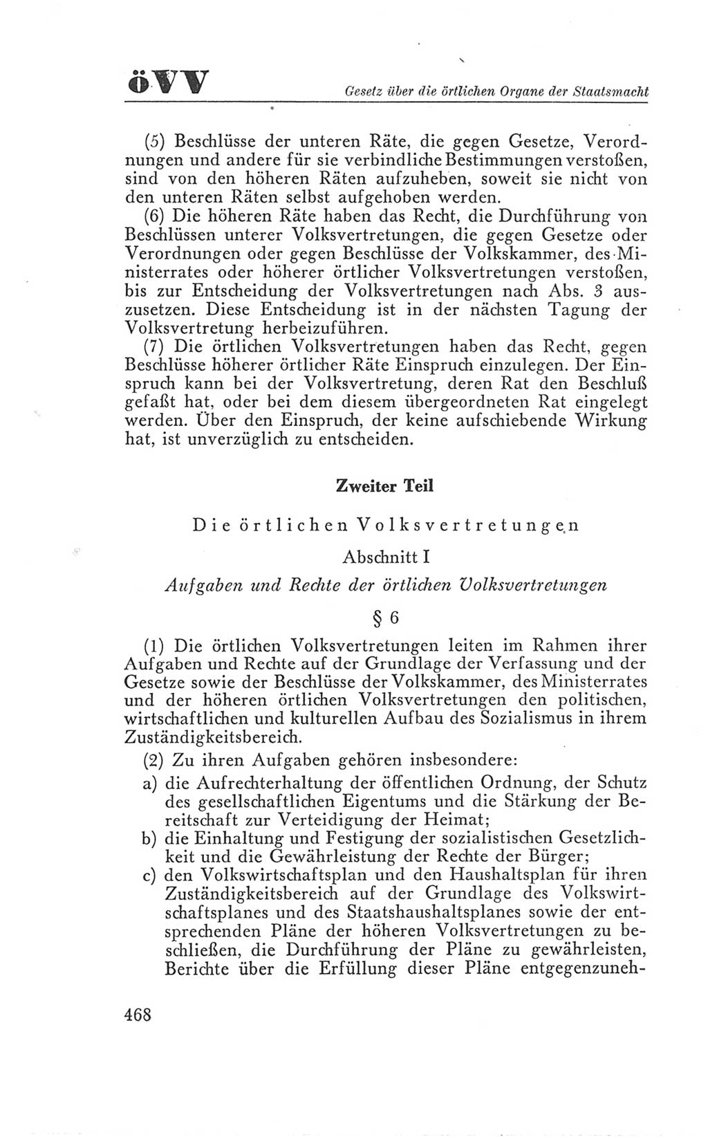 Handbuch der Volkskammer (VK) der Deutschen Demokratischen Republik (DDR), 3. Wahlperiode 1958-1963, Seite 468 (Hdb. VK. DDR 3. WP. 1958-1963, S. 468)