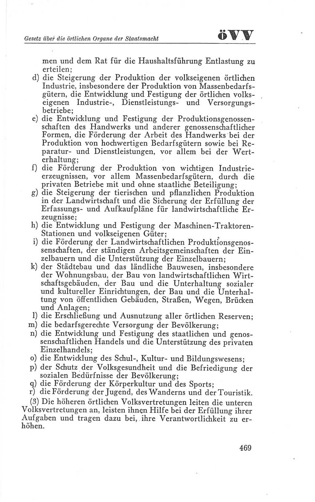 Handbuch der Volkskammer (VK) der Deutschen Demokratischen Republik (DDR), 3. Wahlperiode 1958-1963, Seite 469 (Hdb. VK. DDR 3. WP. 1958-1963, S. 469)