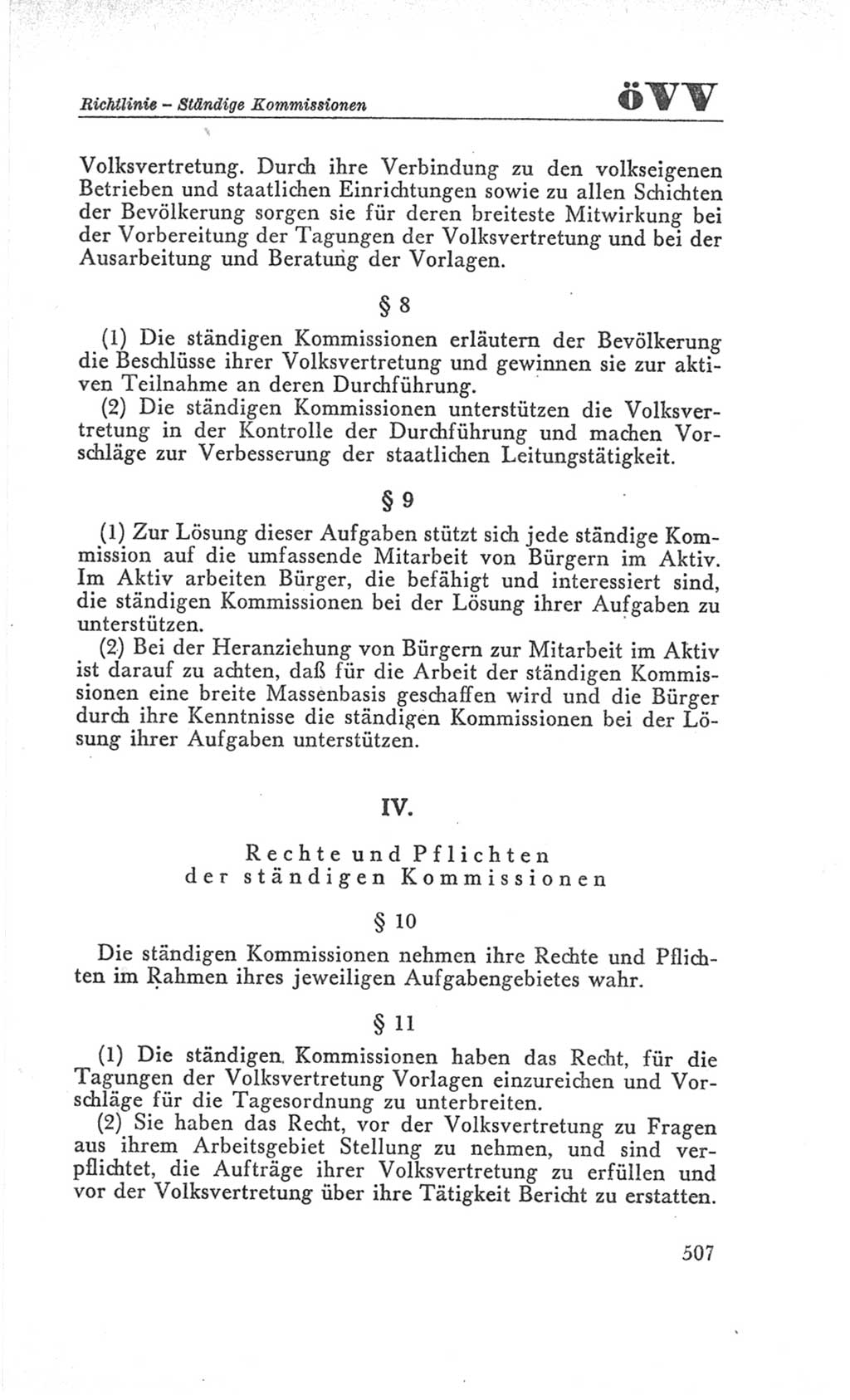 Handbuch der Volkskammer (VK) der Deutschen Demokratischen Republik (DDR), 3. Wahlperiode 1958-1963, Seite 507 (Hdb. VK. DDR 3. WP. 1958-1963, S. 507)