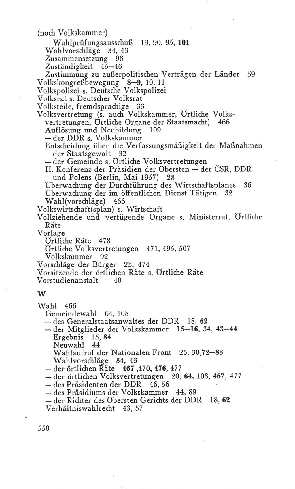 Handbuch der Volkskammer (VK) der Deutschen Demokratischen Republik (DDR), 3. Wahlperiode 1958-1963, Seite 550 (Hdb. VK. DDR 3. WP. 1958-1963, S. 550)