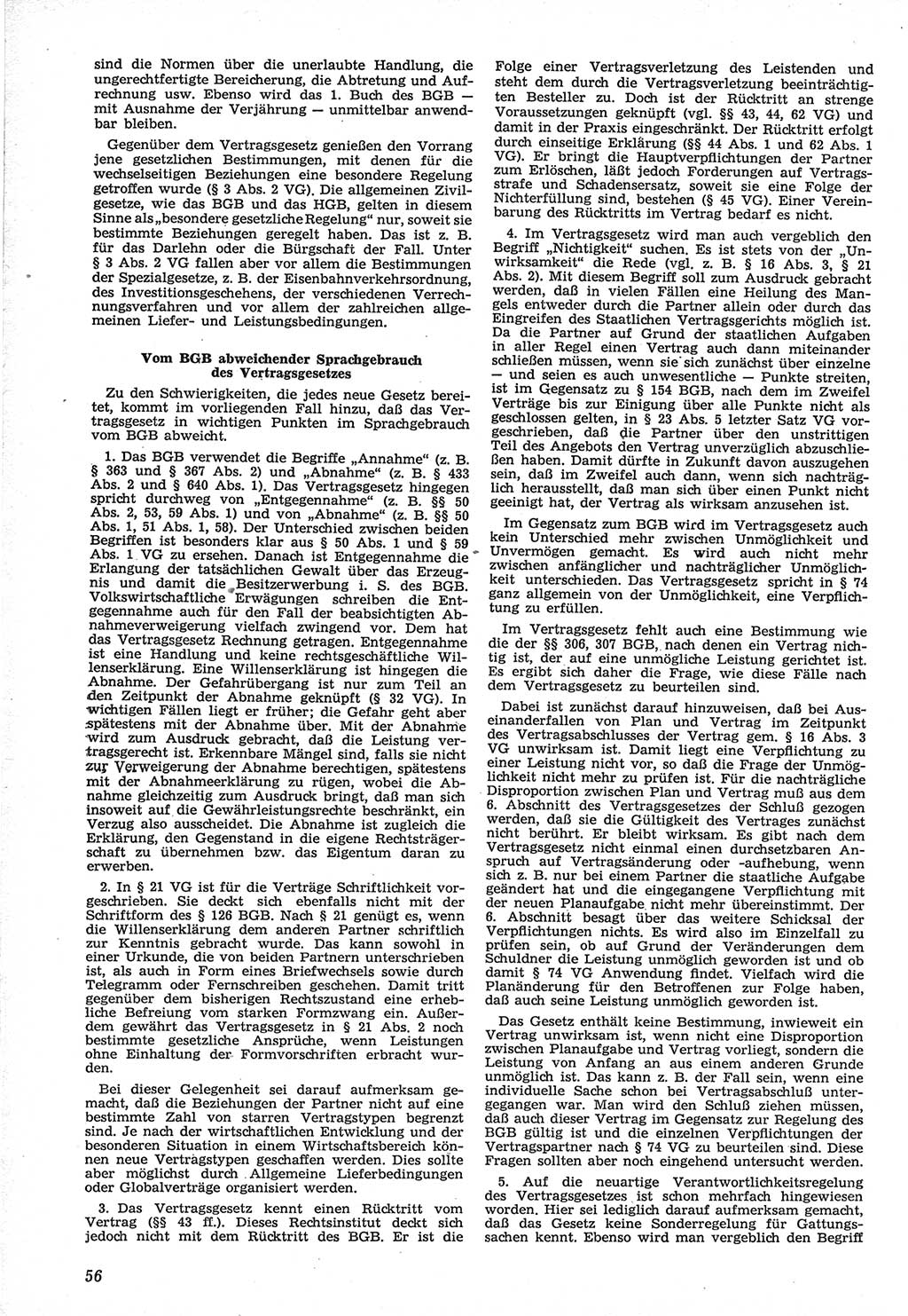 Neue Justiz (NJ), Zeitschrift für Recht und Rechtswissenschaft [Deutsche Demokratische Republik (DDR)], 12. Jahrgang 1958, Seite 56 (NJ DDR 1958, S. 56)