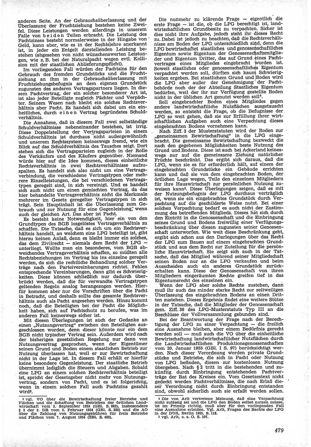 Neue Justiz (NJ), Zeitschrift für Recht und Rechtswissenschaft [Deutsche Demokratische Republik (DDR)], 12. Jahrgang 1958, Seite 479 (NJ DDR 1958, S. 479)