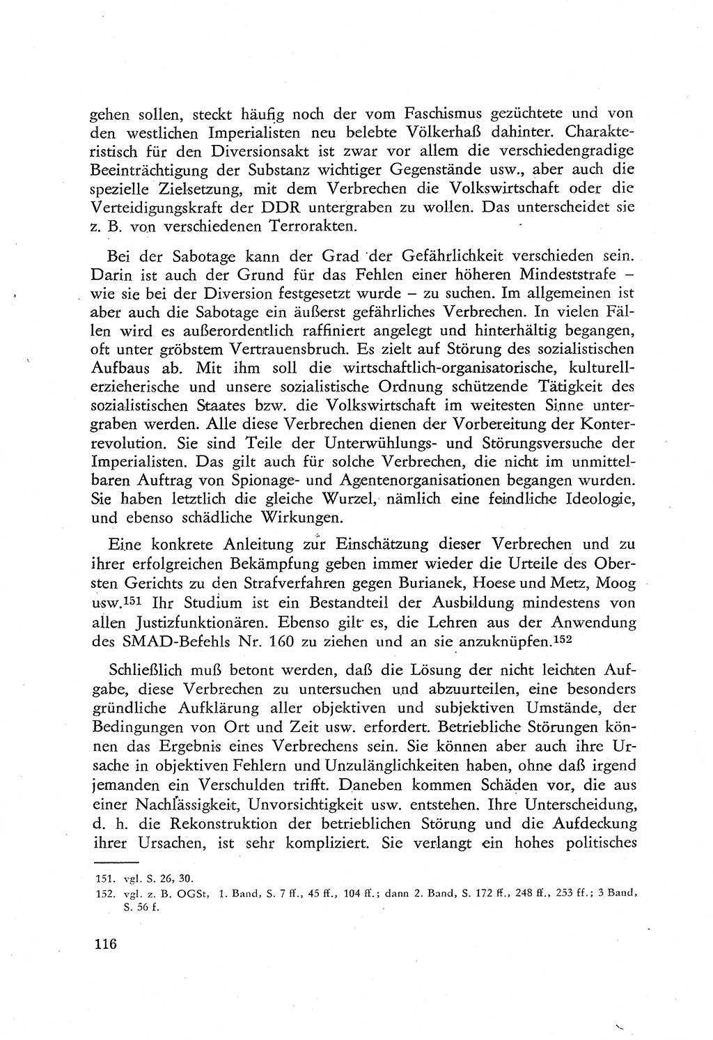 Beiträge zum Strafrecht [Deutsche Demokratische Republik (DDR)], Staatsverbrechen 1959, Seite 116 (Beitr. Strafr. DDR St.-Verbr. 1959, S. 116)