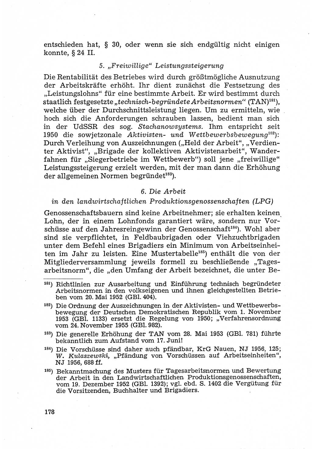 Justiz in der Sowjetischen Besatzungszone (SBZ) Deutschlands [Deutsche Demokratische Republik (DDR)], Bundesministerium für Gesamtdeutsche Fragen (BMG) [Bundesrepublik Deutschland (BRD)] 1959, Seite 178 (Just. SBZ Dtl. DDR BMG BRD 1959, S. 178)