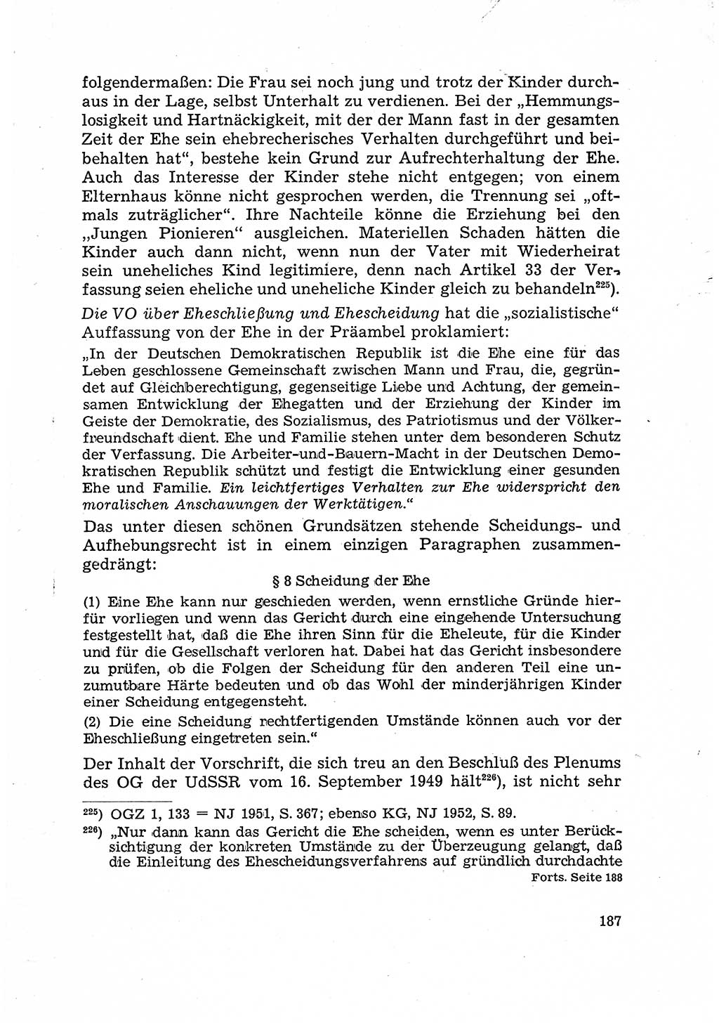 Justiz in der Sowjetischen Besatzungszone (SBZ) Deutschlands [Deutsche Demokratische Republik (DDR)], Bundesministerium für Gesamtdeutsche Fragen (BMG) [Bundesrepublik Deutschland (BRD)] 1959, Seite 187 (Just. SBZ Dtl. DDR BMG BRD 1959, S. 187)