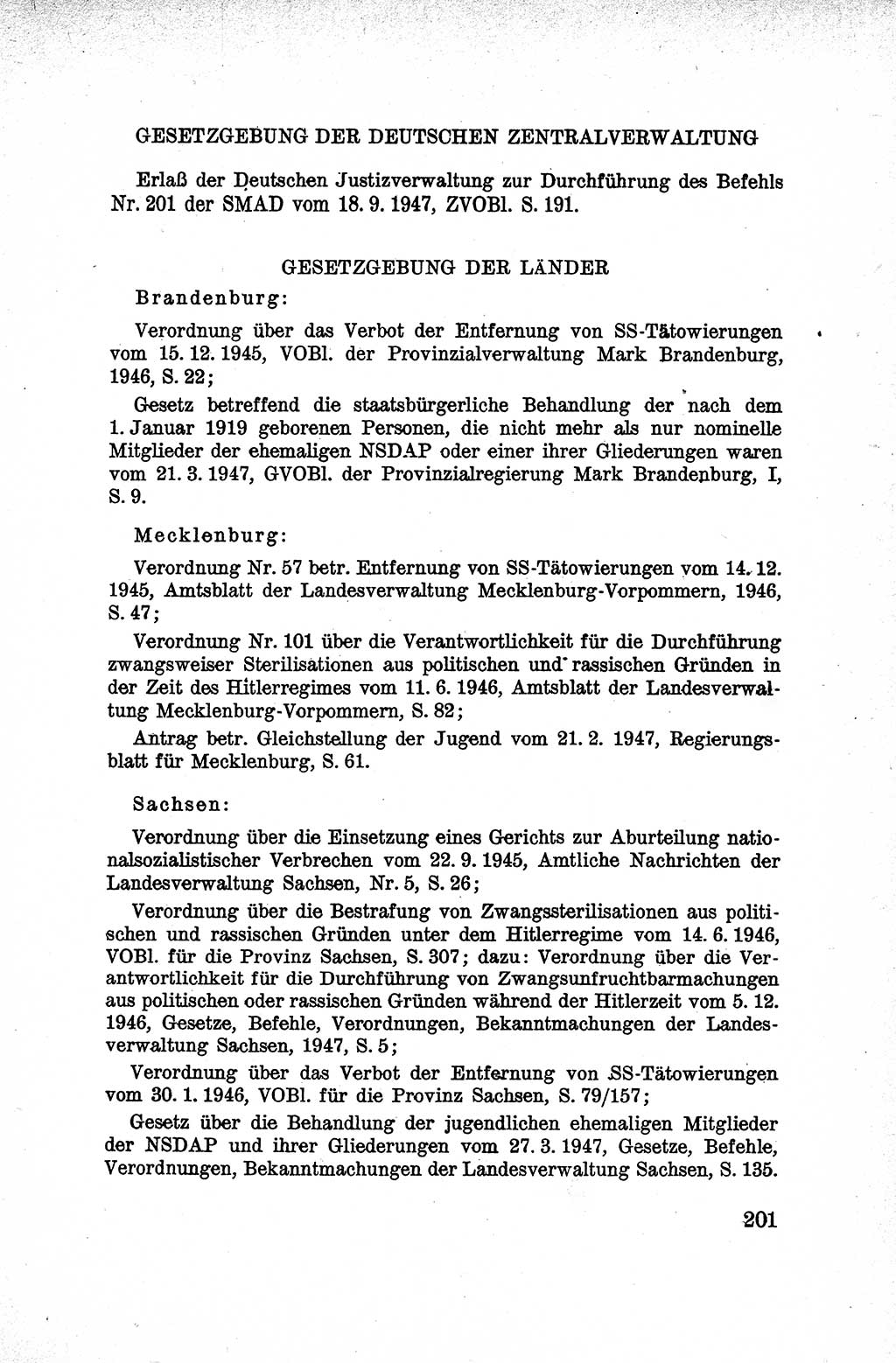 Lehrbuch des Strafrechts der Deutschen Demokratischen Republik (DDR), Allgemeiner Teil 1959, Seite 201 (Lb. Strafr. DDR AT 1959, S. 201)