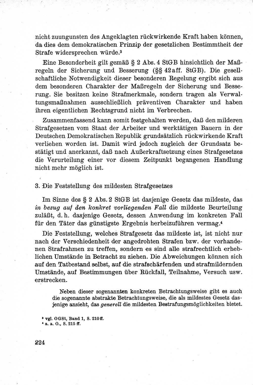 Lehrbuch des Strafrechts der Deutschen Demokratischen Republik (DDR), Allgemeiner Teil 1959, Seite 224 (Lb. Strafr. DDR AT 1959, S. 224)
