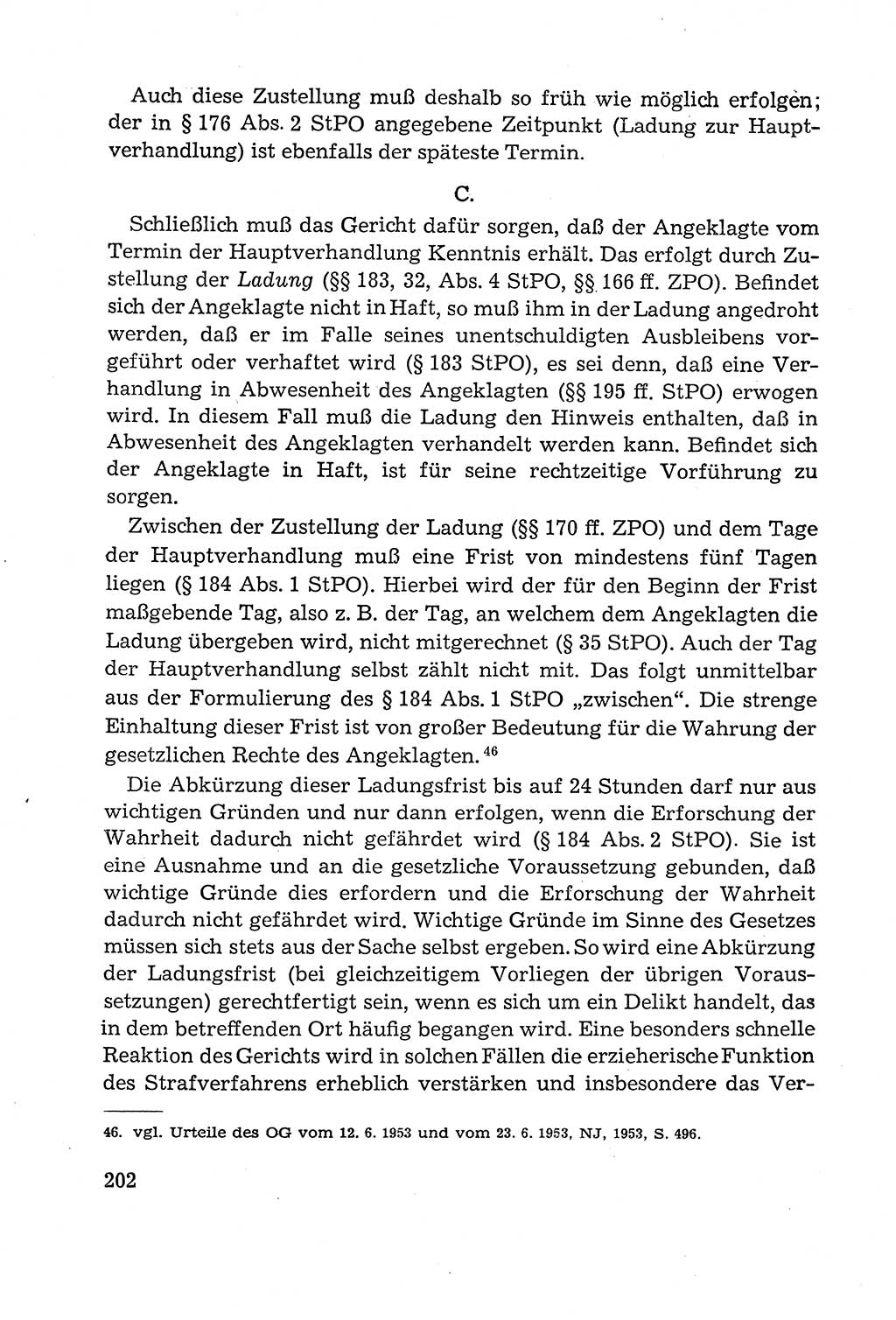 Leitfaden des Strafprozeßrechts der Deutschen Demokratischen Republik (DDR) 1959, Seite 202 (LF StPR DDR 1959, S. 202)