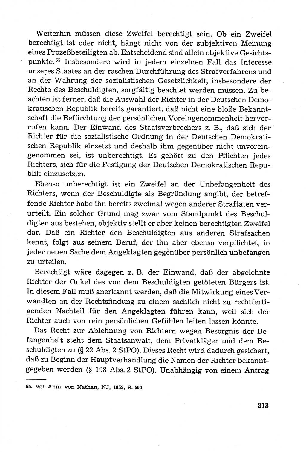 Leitfaden des Strafprozeßrechts der Deutschen Demokratischen Republik (DDR) 1959, Seite 213 (LF StPR DDR 1959, S. 213)