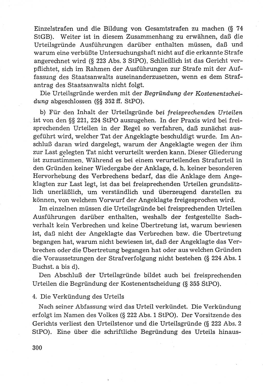 Leitfaden des Strafprozeßrechts der Deutschen Demokratischen Republik (DDR) 1959, Seite 300 (LF StPR DDR 1959, S. 300)