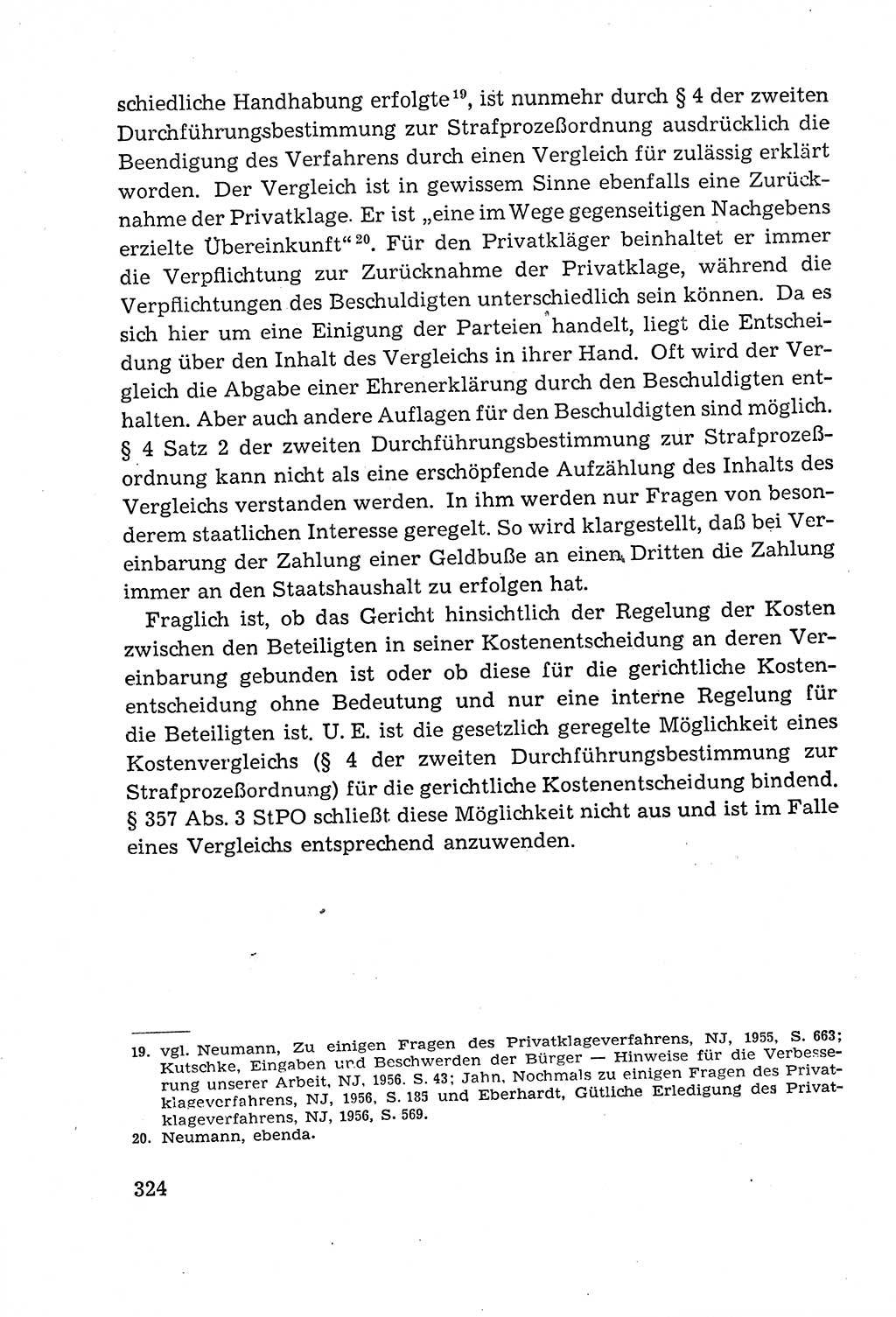 Leitfaden des Strafprozeßrechts der Deutschen Demokratischen Republik (DDR) 1959, Seite 324 (LF StPR DDR 1959, S. 324)